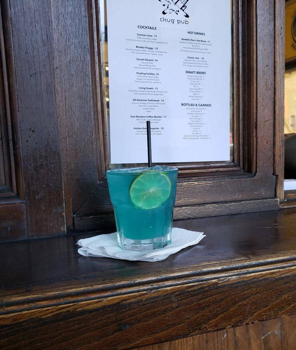 Drink blue, no matter who